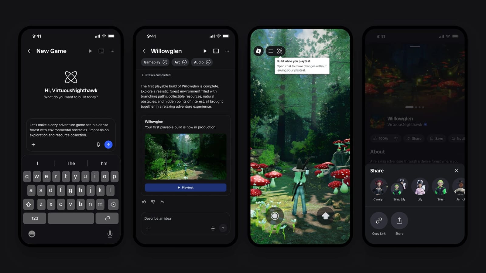 Roblox integra IA en iPhone: crea videojuegos solo con escribir texto
